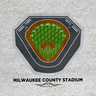 Milwaukee County Stadium • Milwaukee, WI T-Shirt